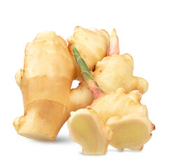 Ginger isolated on white background