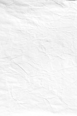 Vertical white crumpled background surface paper texture
