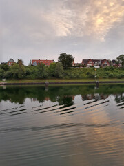 Obraz premium Kiel Canal in Germany.