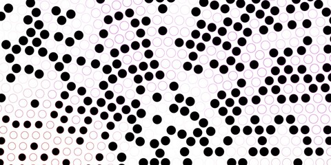 Dark Pink, Yellow vector texture with disks.