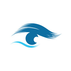 Eye Care vector logo design