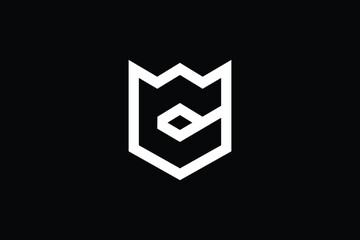 CM logo letter design on luxury background. MC logo monogram initials letter concept. CM icon logo design. MC elegant and Professional letter icon design on black background. M C CM MC