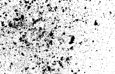 Grunge Black and White Urban Texture Template. Abstract Overlay Distress wall Background, Design element, Vintage Effect, Vector Illustration eps 10