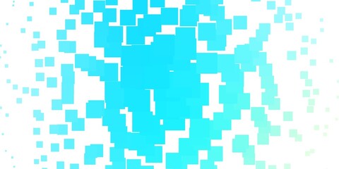 Light Blue, Green vector pattern in square style.