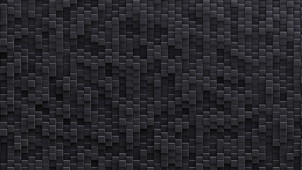 Black rectangular cells background. Shiny edges.