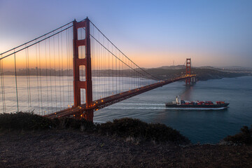 Scenic view of the Golden Gate Bridge