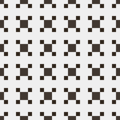 Abstract Cross Pattern Dots Logo generative computational art illustration