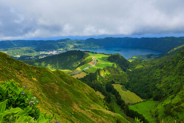 Sete Cidades from above