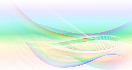 Abstract rainbow background in vector design.
