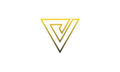v title logo vector