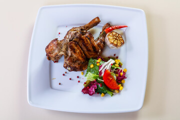 Grilled chicken legs