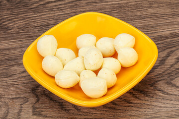 Natural tasty baby Mozarella cheese