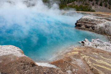 Yellowstone National Park Geyser