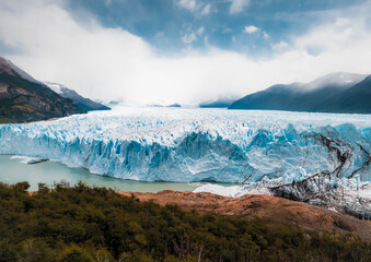 Perito Moreno Glacier in Patagonia in South America