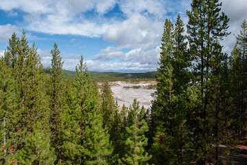 Yellowstone National Park Geyser