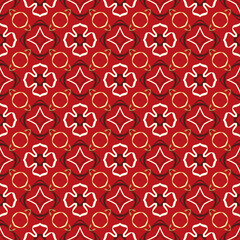 ornamental lace pattern, circle background with many details, looks like crocheting handmade lace, seamless texture, seamless vintage pattern symmetrical