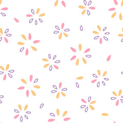 Fototapeta na wymiar tiny floral seamless pattern