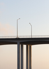 Detail of the highway bridge