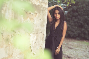 well dressed girl fashion, elegant and attractive