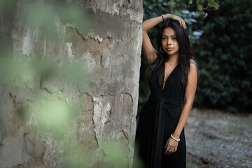 well dressed girl fashion, elegant and attractive