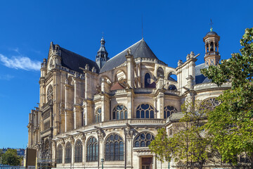 Fototapeta na wymiar Saint-Eustache, Paris, France
