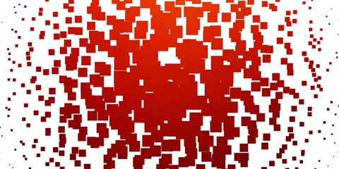 Light Red, Yellow vector background with rectangles.