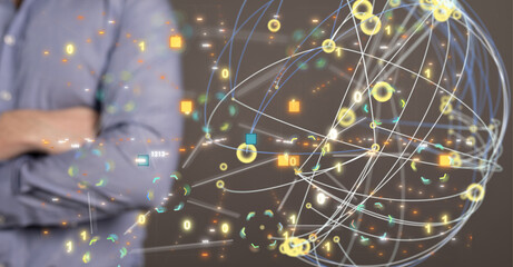 data code binary concept 3d