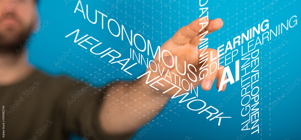 Poster robot automation ai future digital