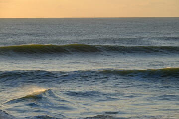 Some nice waves breaking during sunset at the end of the day.