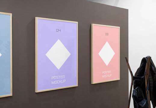 Triple Poster Mockups