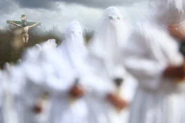 Procession of the Holy Burial of the brotherhood of Bercianos de Aliste, Zamora