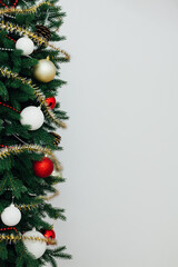 Christmas background place for new year postcard inscription