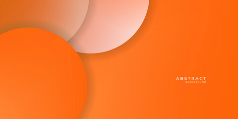 Vector background of Orange Yellow Circle. Abstract vector background with 3d style.Dynamic background with the concept of contours. 