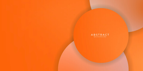 Gradient geometric shape background with dynamic circle abstract 