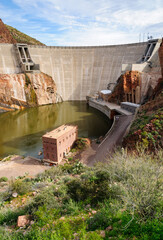 Theodore Roosevelt Hydroelectric Dam at Tonto National Forest