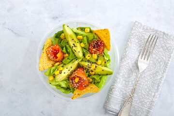 Fresh Salad Vegetables