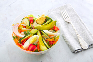 Fresh Salad Vegetables