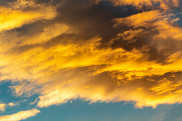 sky and clouds on a sunny day