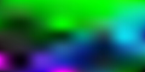 Light multicolor vector blurred backdrop.