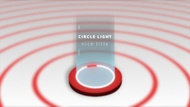 Circle with Light Title