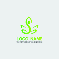 Obraz premium Tree leaf logo template design vector