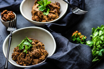 Red Kidney Beans in georgian Lobio dish