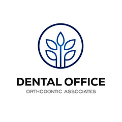 Dental Clinic Logo Design Dentist Logo Tooth abstract Linear Dentist stomatology	