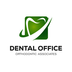 Dental Clinic Logo Design Dentist Logo Tooth abstract Linear Dentist stomatology	