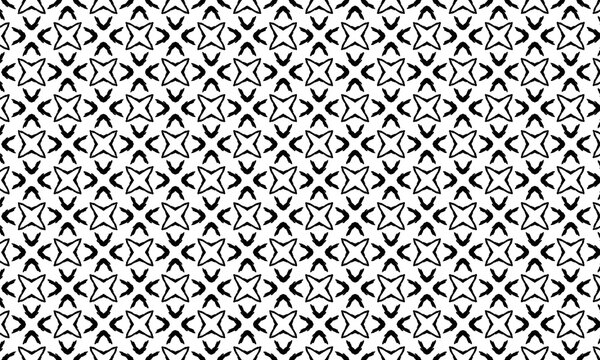 white and black double star pattern.