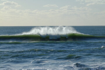 A nice wave in the west of France at Batz sur mer.