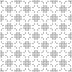 Seamless pattern. Dots ornament. Rounds motif. Ethnic background. Digital paper, textile print, web design, abstract. Circles motif. Geometric wallpaper. Simple shapes backdrop. Vector artwork