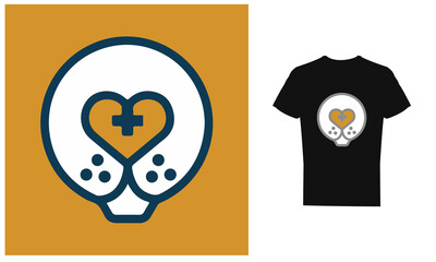 Dog medical service design, dog t shirt design, pet t-shirt template