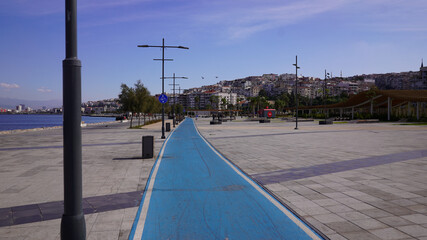 Bicycle road in İzmir