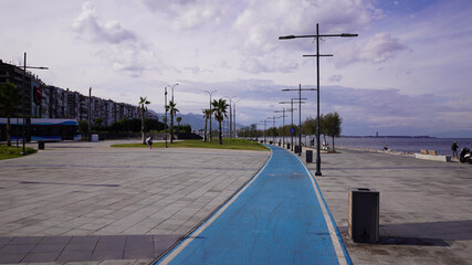 Bicycle road in İzmir